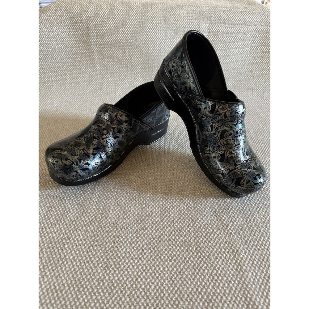 Dansko Clogs Womens Size 41/ 10.5-11 US Multi Color Floral Professional EUC!